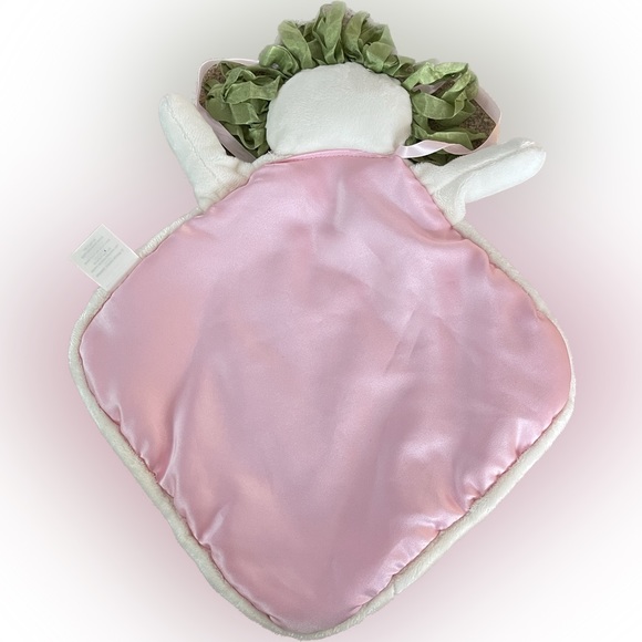 Woof & Poof SNUGGLE BUDDY SMALL PINK DOLL HEAD BLANKIE - Picture 2 of 5